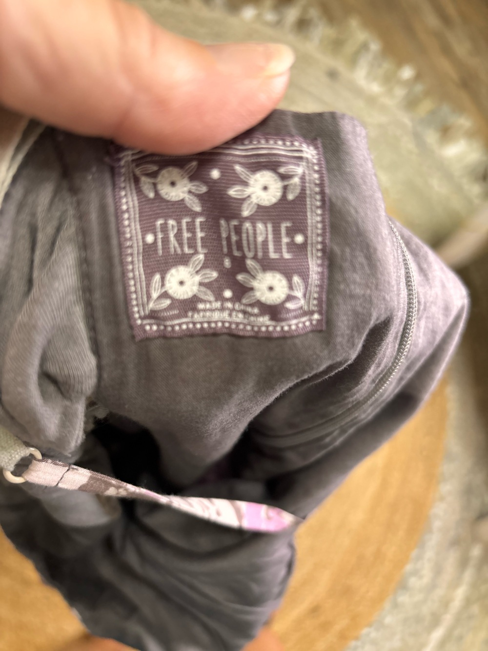 Free People Dusty Mauve Boho Mini Dress - Picture 4 of 5